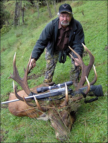 Dirt King with his 11x13 super gold Red Stag.