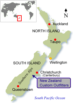 New Zealand Map